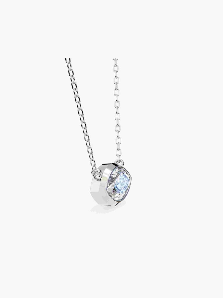 Sterling Silver Plated With Certified Lab Grown Diamond 0.75Cts | Pendants For Women/Girls | Vsnb0015M075 : VSNB0015M075_SWL