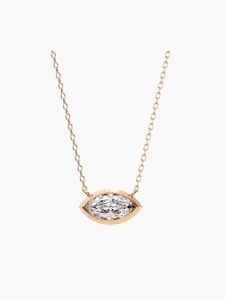 Sterling Silver Plated With Certified Lab Grown Diamond 1.00Cts | Pendants For Women/Girls | Vsnb0015M100 : VSNB0015M100_SRL