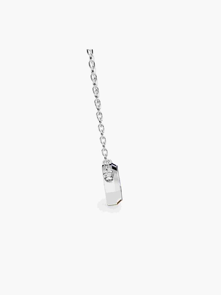 Sterling Silver Plated With Certified Lab Grown Diamond 1.00Cts | Pendants For Women/Girls | Vsnb0015M100 : VSNB0015M100_SWL