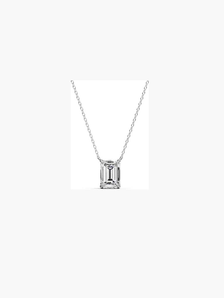 Sterling Silver Plated With Certified Lab Grown Diamond 0.25Cts | Pendants For Women/Girls | Vsnb0016E025 : VSNB0016E025_SWL