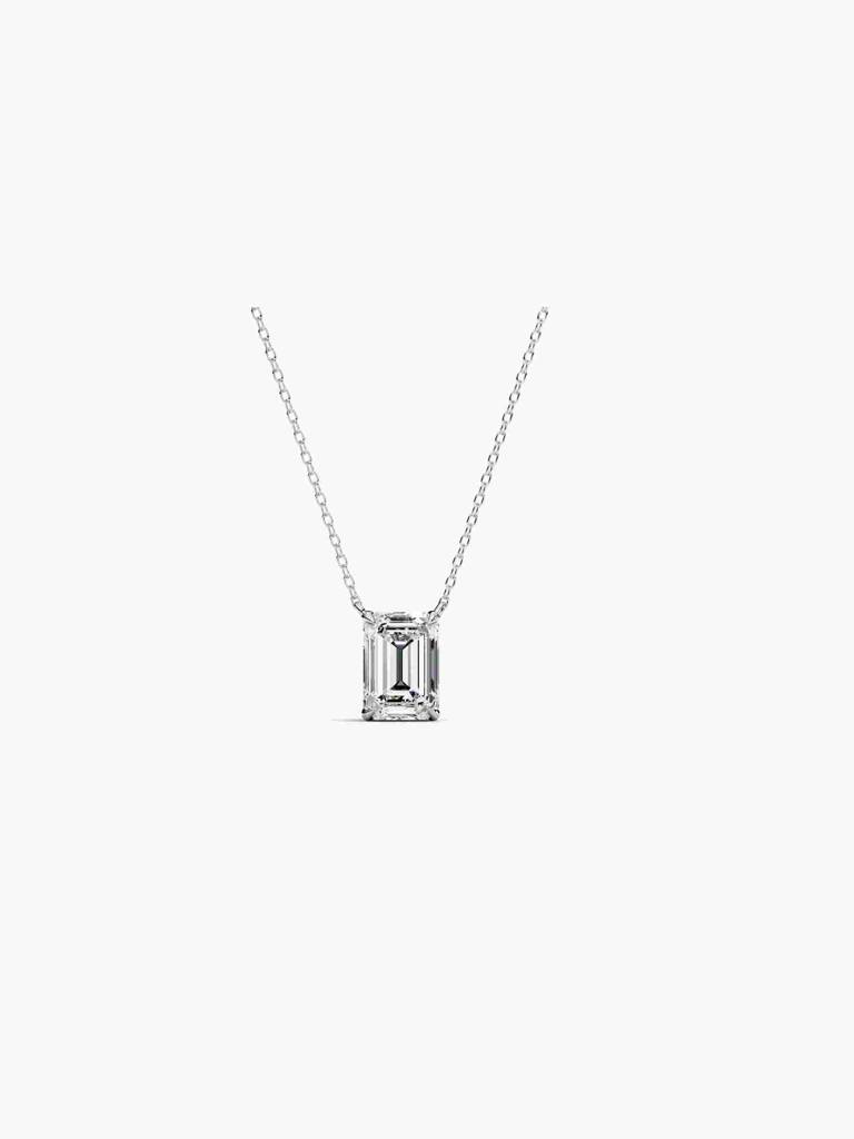 Sterling Silver Plated With Certified Lab Grown Diamond 0.25Cts | Pendants For Women/Girls | Vsnb0016E025 : VSNB0016E025_SWL