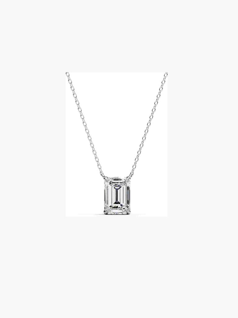 Sterling Silver Plated With Certified Lab Grown Diamond 0.50Cts | Pendants For Women/Girls | Vsnb0016E050 : VSNB0016E050_SWL