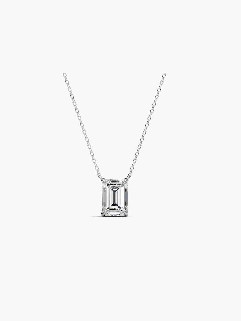 Sterling Silver Plated With Certified Lab Grown Diamond 0.50Cts | Pendants For Women/Girls | Vsnb0016E050 : VSNB0016E050_SWL