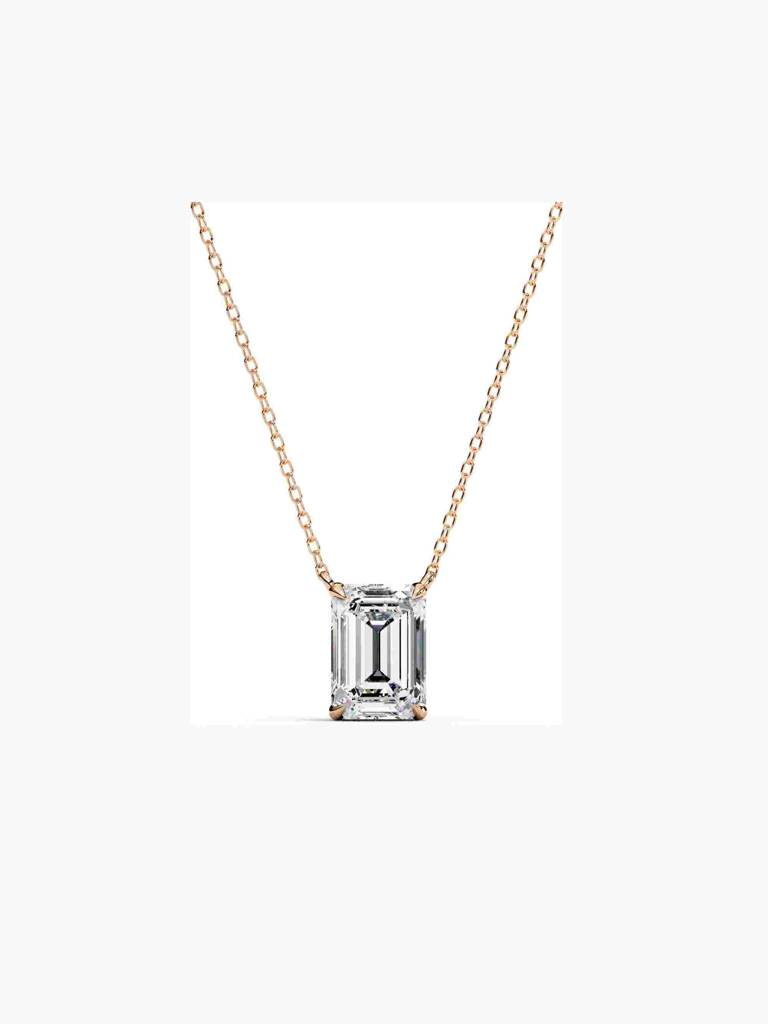 Sterling Silver Plated With Certified Lab Grown Diamond 0.75Cts | Pendants For Women/Girls | Vsnb0016E075 : VSNB0016E075_SRL