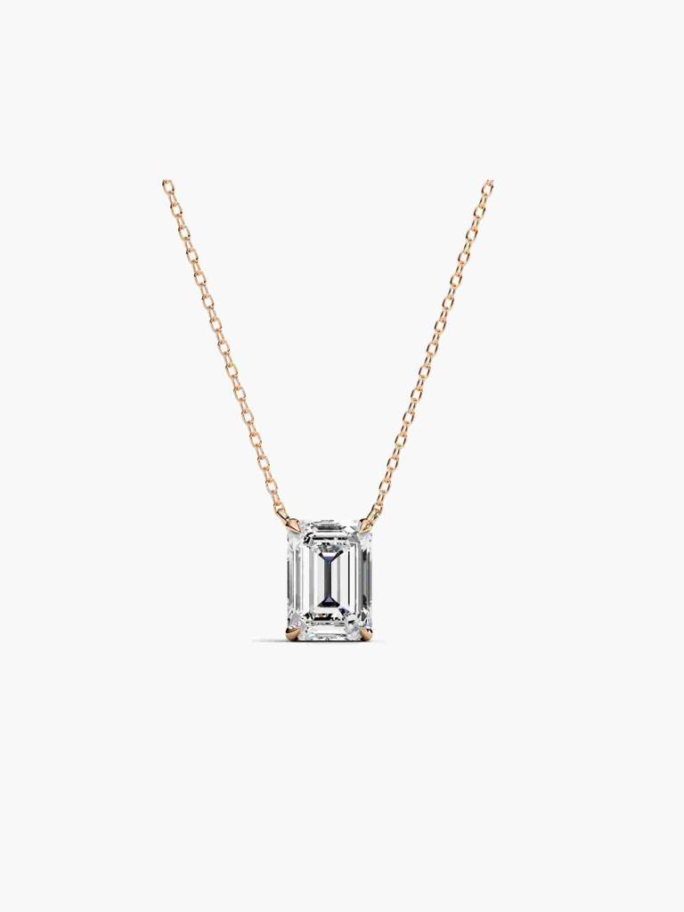 Sterling Silver Plated With Certified Lab Grown Diamond 0.75Cts | Pendants For Women/Girls | Vsnb0016E075 : VSNB0016E075_SRL