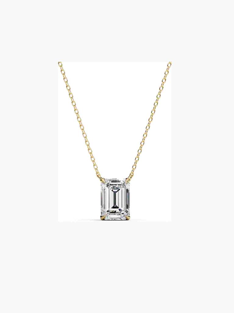 Sterling Silver Plated With Certified Lab Grown Diamond 0.75Cts | Pendants For Women/Girls | Vsnb0016E075 : VSNB0016E075_SYL