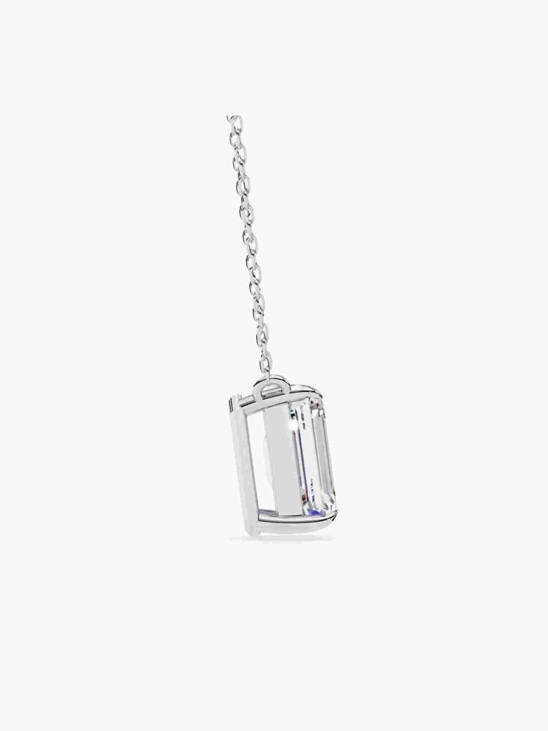 Sterling Silver Plated With Certified Lab Grown Diamond 1.00Cts | Pendants For Women/Girls | Vsnb0016E100 : VSNB0016E100_SWL