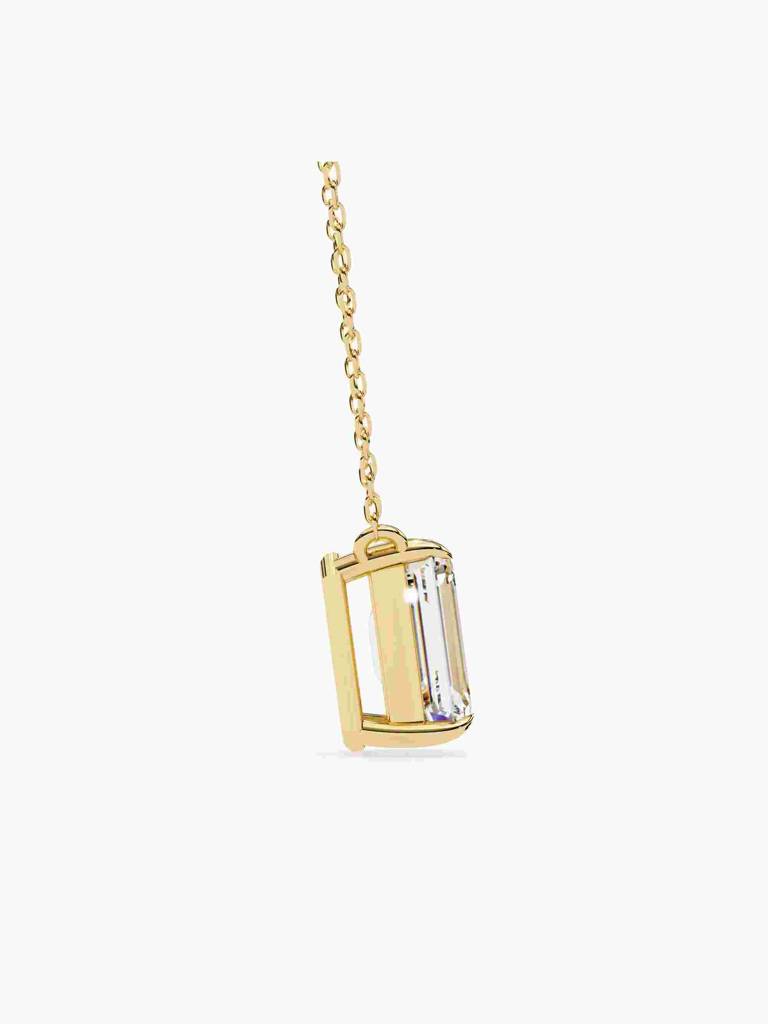 Sterling Silver Plated With Certified Lab Grown Diamond 1.00Cts | Pendants For Women/Girls | Vsnb0016E100 : VSNB0016E100_SYL
