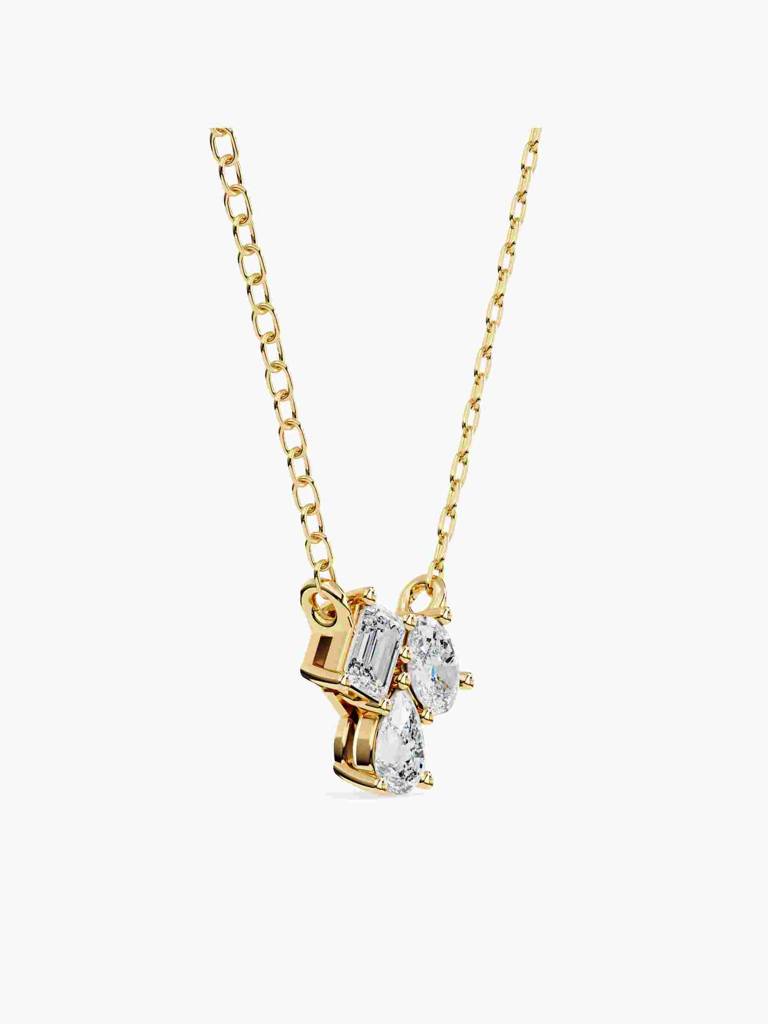 Sterling Silver Plated With Certified Lab Grown Diamond 1.03Cts | Pendants For Women/Girls | Vsnb0017 : VSNB0017_SYL