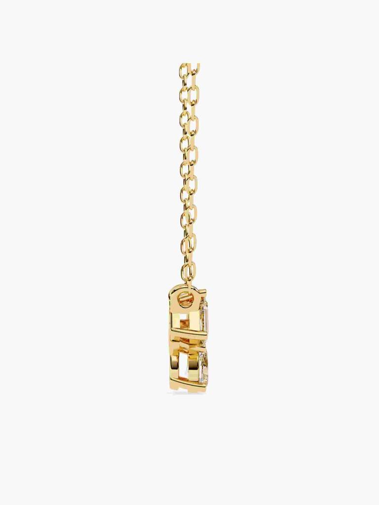 Sterling Silver Plated With Certified Lab Grown Diamond 1.03Cts | Pendants For Women/Girls | Vsnb0017 : VSNB0017_SYL