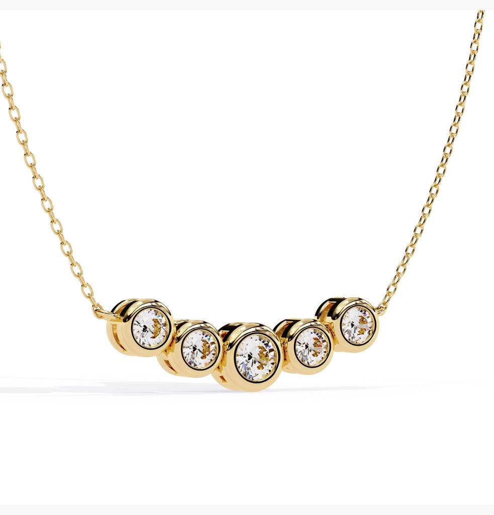 Sterling Silver Plated With Certified Lab Grown Diamond 0.29Cts | Pendants For Women/Girls | Vsnb0018 : VSNB0018_SYL