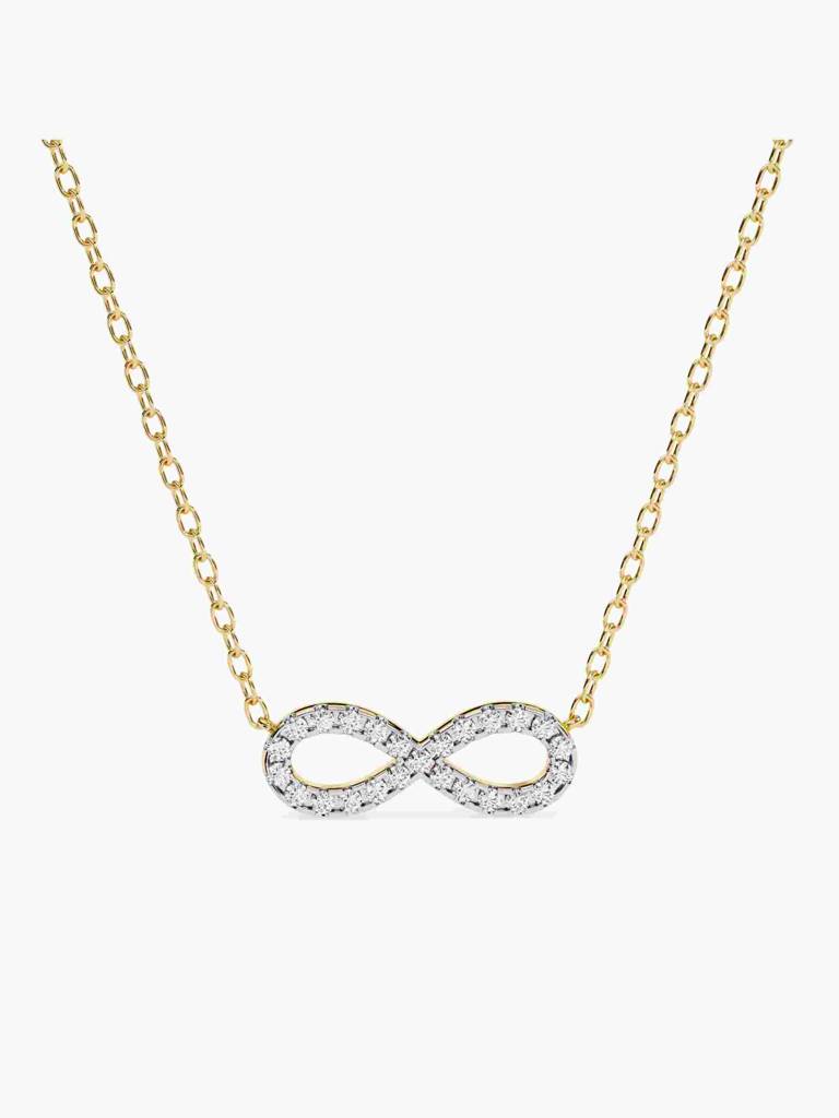 Sterling Silver Plated With Certified Lab Grown Diamond 0.40Cts | Pendants For Women/Girls | Vsnb0019 : VSNB0019_SYL