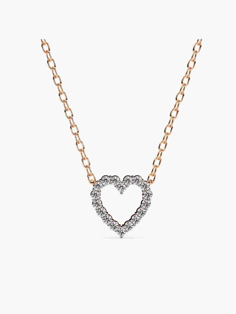 Sterling Silver Plated With Certified Lab Grown Diamond 0.40Cts | Pendants For Women/Girls | Vsnb0020 : VSNB0020_SRL