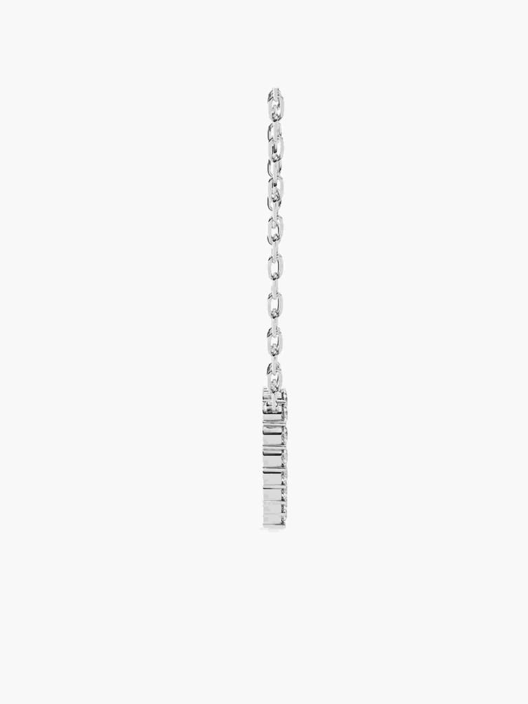 Sterling Silver Plated With Certified Lab Grown Diamond 0.40Cts | Pendants For Women/Girls | Vsnb0020 : VSNB0020_SWL