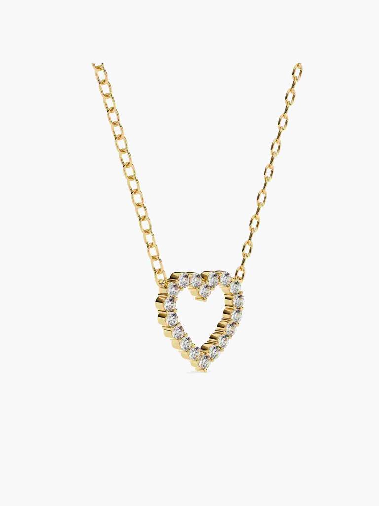 Sterling Silver Plated With Certified Lab Grown Diamond 0.40Cts | Pendants For Women/Girls | Vsnb0020 : VSNB0020_SYL