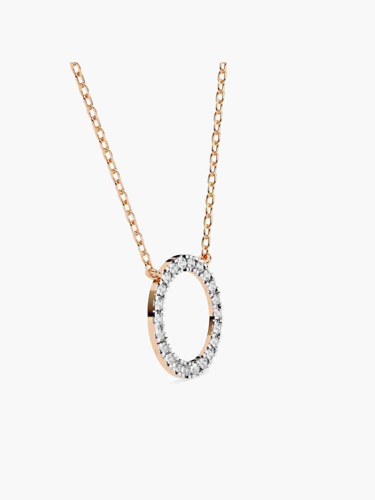 Sterling Silver Plated With Certified Lab Grown Diamond 0.42Cts | Pendants For Women/Girls | Vsnb0021 : VSNB0021_SRL