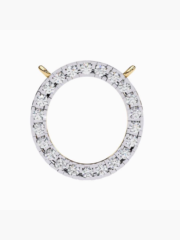 Sterling Silver Plated With Certified Lab Grown Diamond 0.42Cts | Pendants For Women/Girls | Vsnb0021 : VSNB0021_SYL