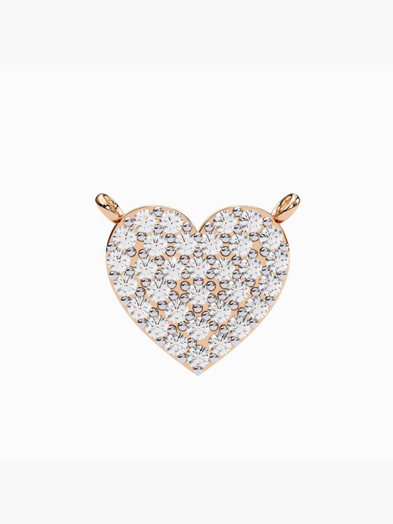 Sterling Silver Plated With Certified Lab Grown Diamond 0.24Cts | Pendants For Women/Girls | Vsnb0023 : VSNB0023_SRL