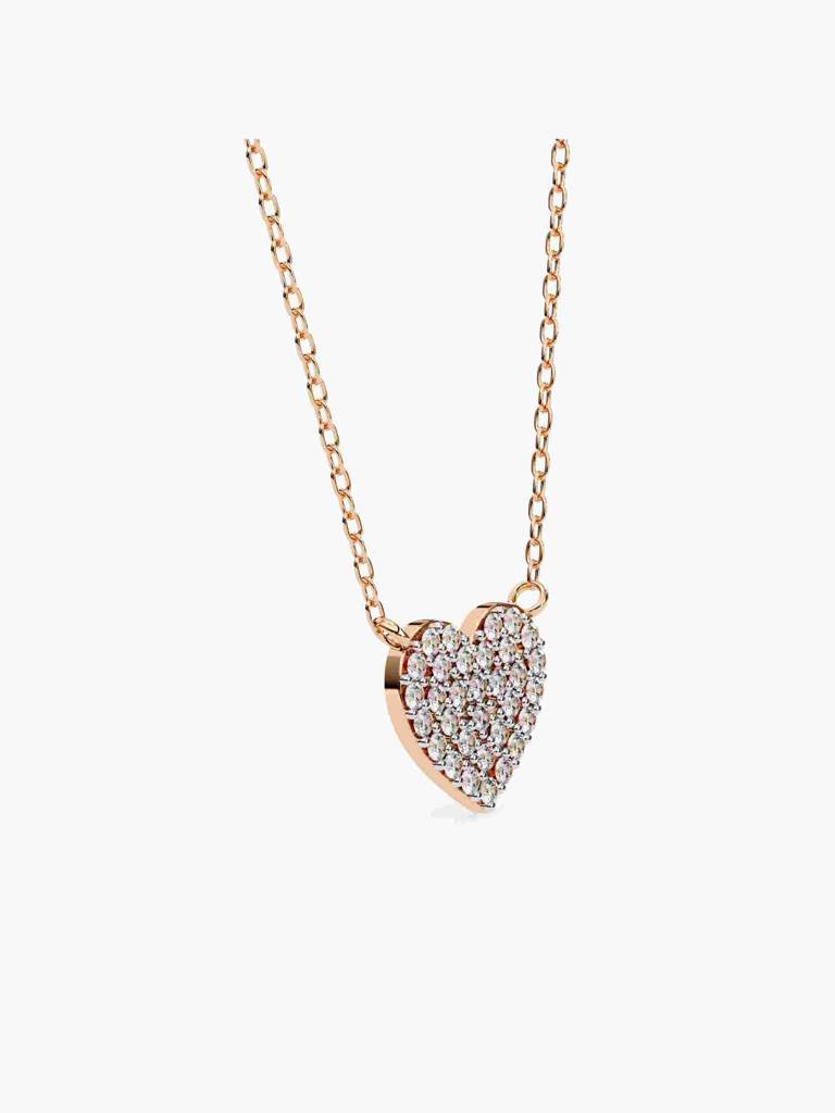 Sterling Silver Plated With Certified Lab Grown Diamond 0.24Cts | Pendants For Women/Girls | Vsnb0023 : VSNB0023_SRL