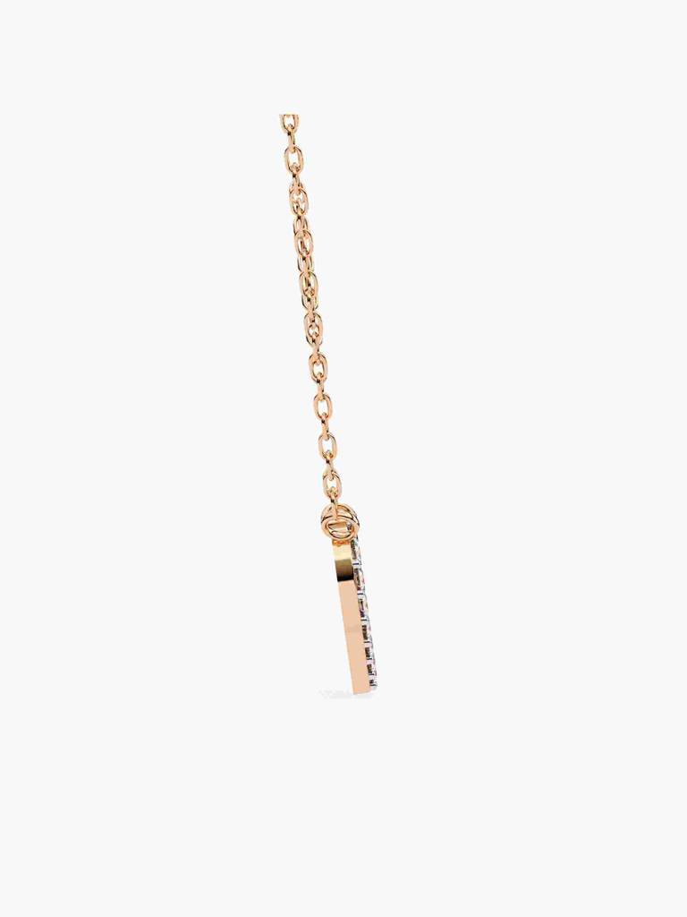 Sterling Silver Plated With Certified Lab Grown Diamond 0.24Cts | Pendants For Women/Girls | Vsnb0023 : VSNB0023_SRL
