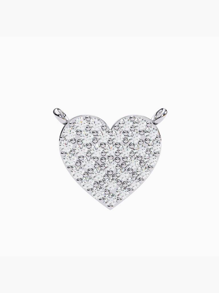 Sterling Silver Plated With Certified Lab Grown Diamond 0.24Cts | Pendants For Women/Girls | Vsnb0023 : VSNB0023_SWL