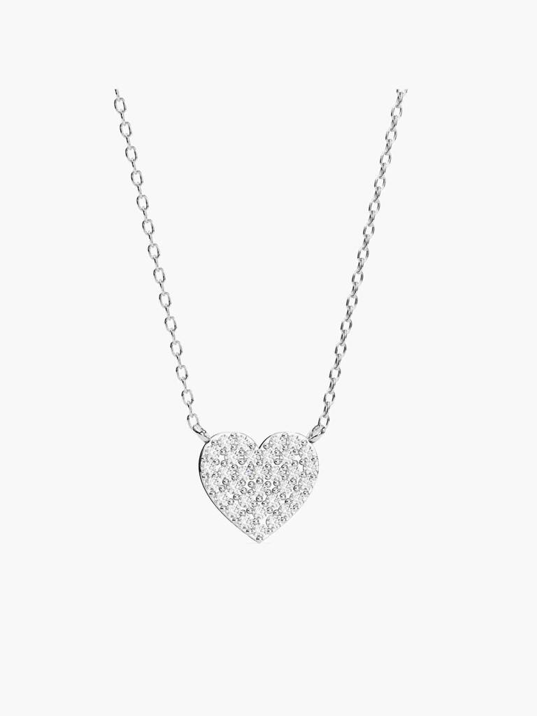 Sterling Silver Plated With Certified Lab Grown Diamond 0.24Cts | Pendants For Women/Girls | Vsnb0023 : VSNB0023_SWL