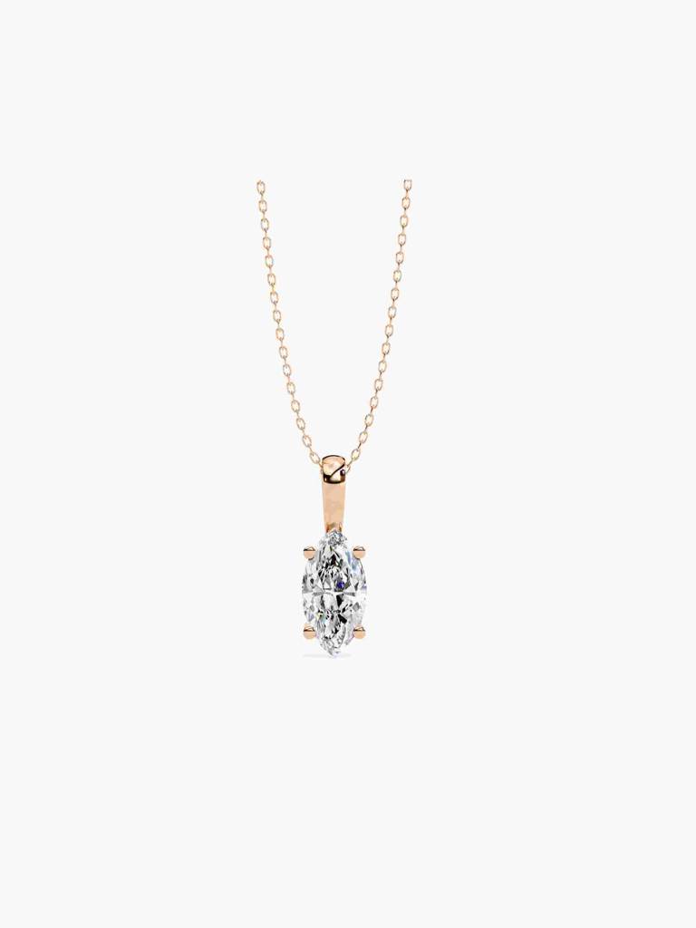 Sterling Silver Plated With Certified Lab Grown Diamond 0.75Cts | Pendants For Women/Girls | Vsp0002M075 : VSP0002M075_SRL