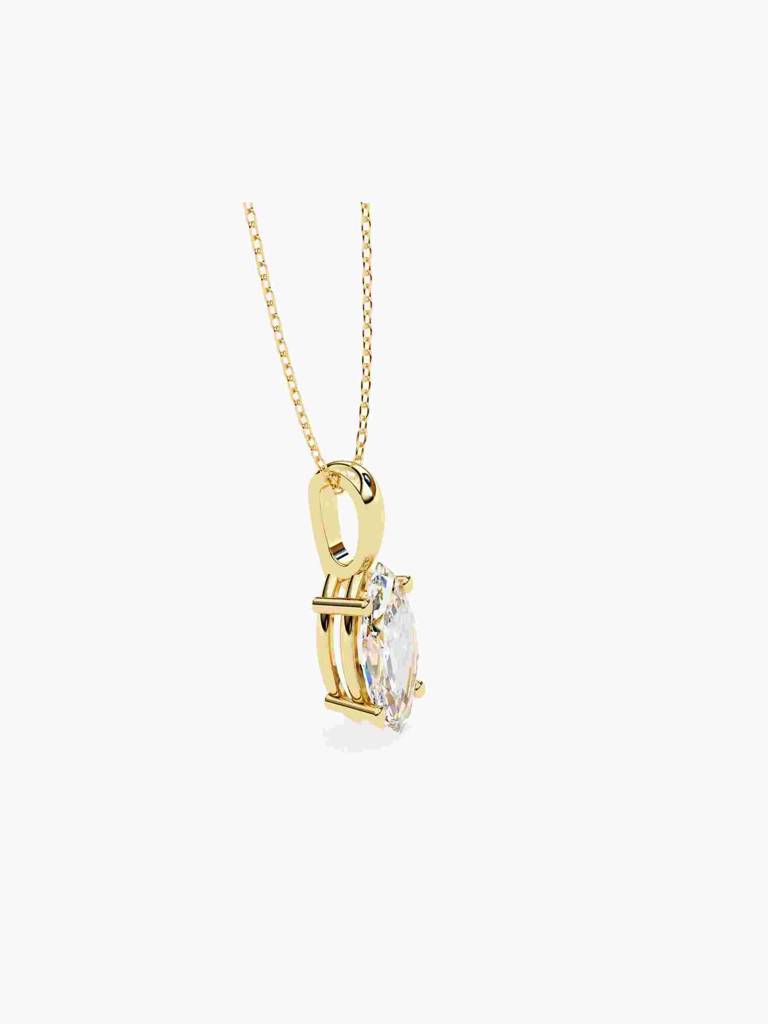 Sterling Silver Plated With Certified Lab Grown Diamond 0.75Cts | Pendants For Women/Girls | Vsp0002M075 : VSP0002M075_SYL