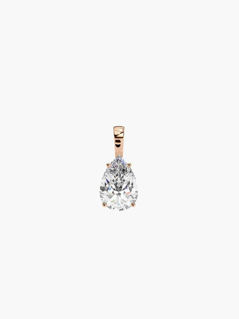 Sterling Silver Plated With Certified Lab Grown Diamond 0.25Cts | Pendants For Women/Girls | Vsp0003S025 : VSP0003S025_SRL