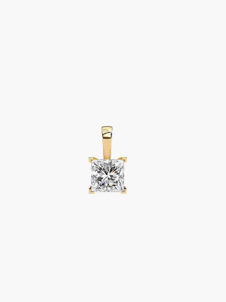 Sterling Silver Plated With Certified Lab Grown Diamond 0.25Cts | Pendants For Women/Girls | Vsp0005P025 : VSP0005P025_SYL