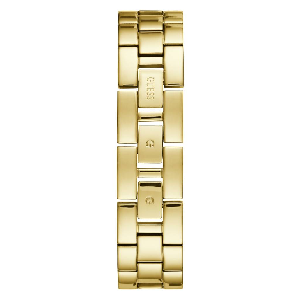 Guess Round 37Mm Champagne Dial Analog Women Watch - W1288L2 : W1288L2