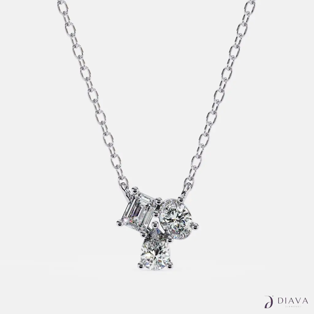 3-Stone Cluster Pendant : 3-StoneClusterPendant