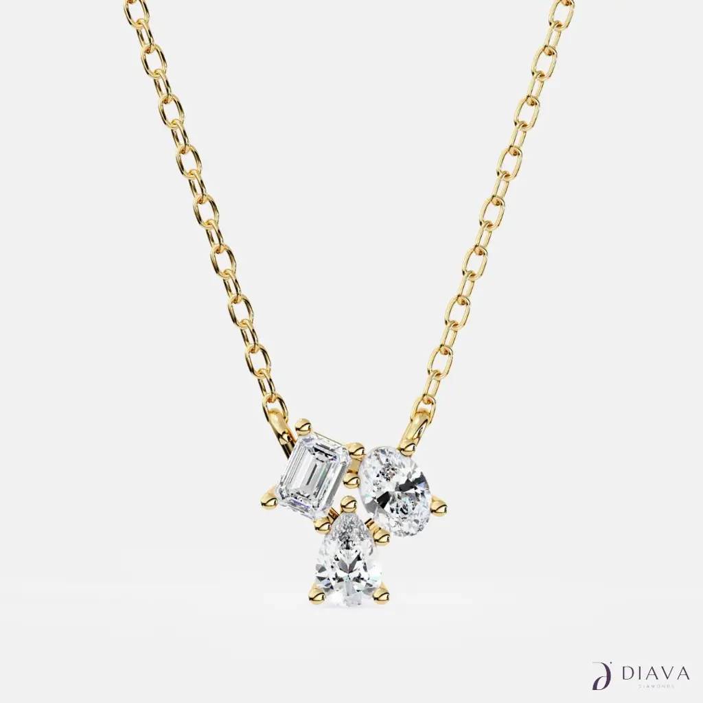 3-Stone Cluster Pendant : 3-StoneClusterPendant