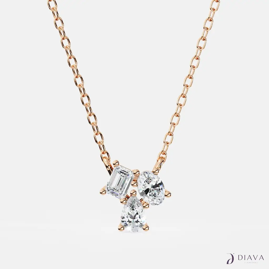 3-Stone Cluster Pendant : 3-StoneClusterPendant