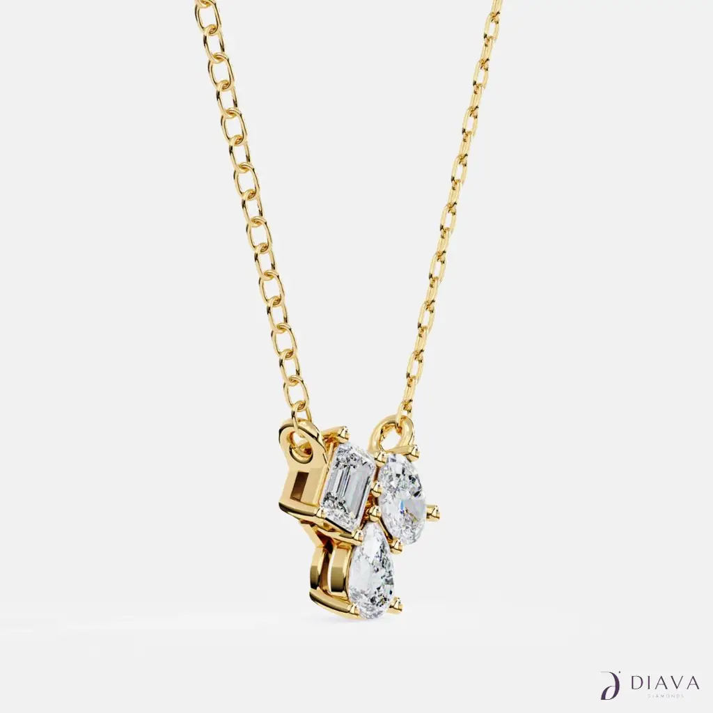 3-Stone Cluster Pendant : 3-StoneClusterPendant