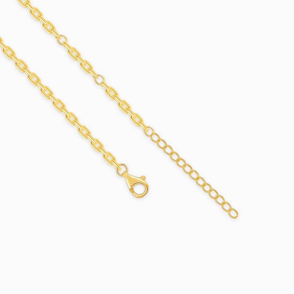 925 Silver Golden Station Bead Waist Chain|Waist Chains For Women & Girls | With Certificate Of Authenticity And 925 S : WCH04