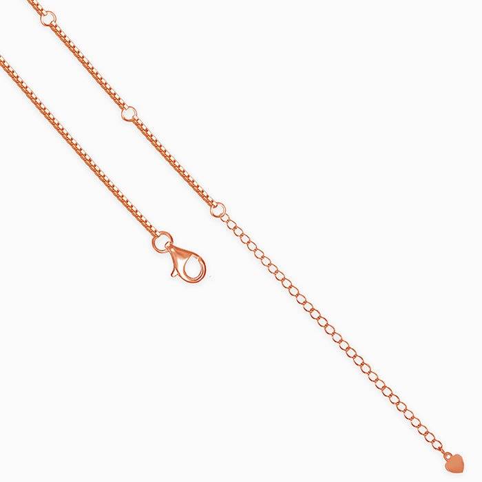 925 Silver Rose Gold Roselle Heart Waist Chain|Waist Chains For Women & Girls | With Certificate Of Authenticity And 9 : WCH07
