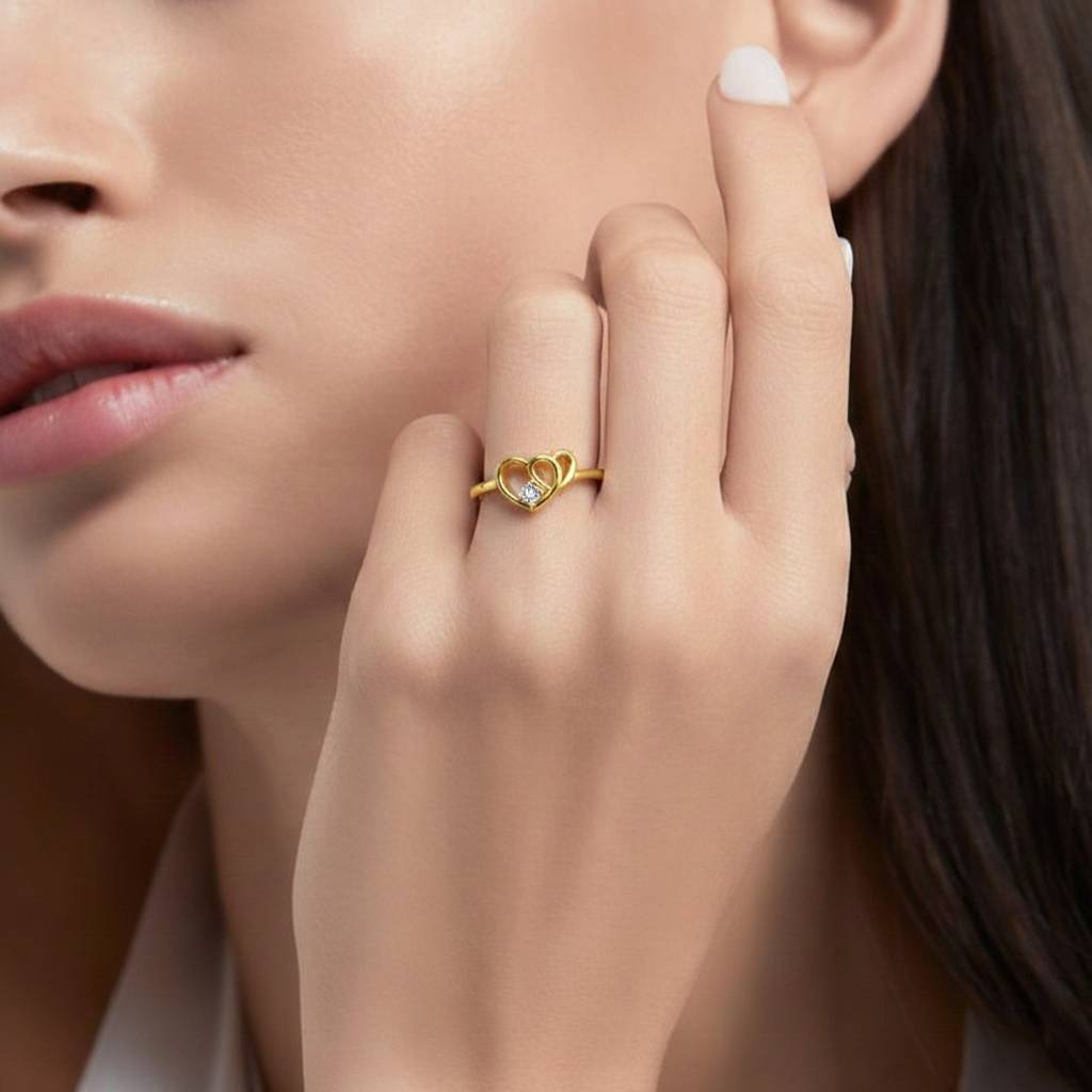 Heart Fusion Gold Ring : WG10121
