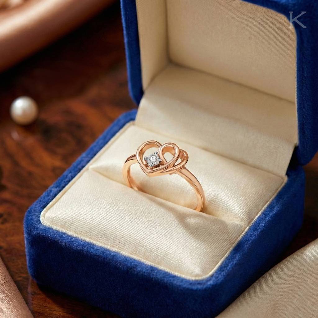 Heart Fusion Gold Ring : WG10121