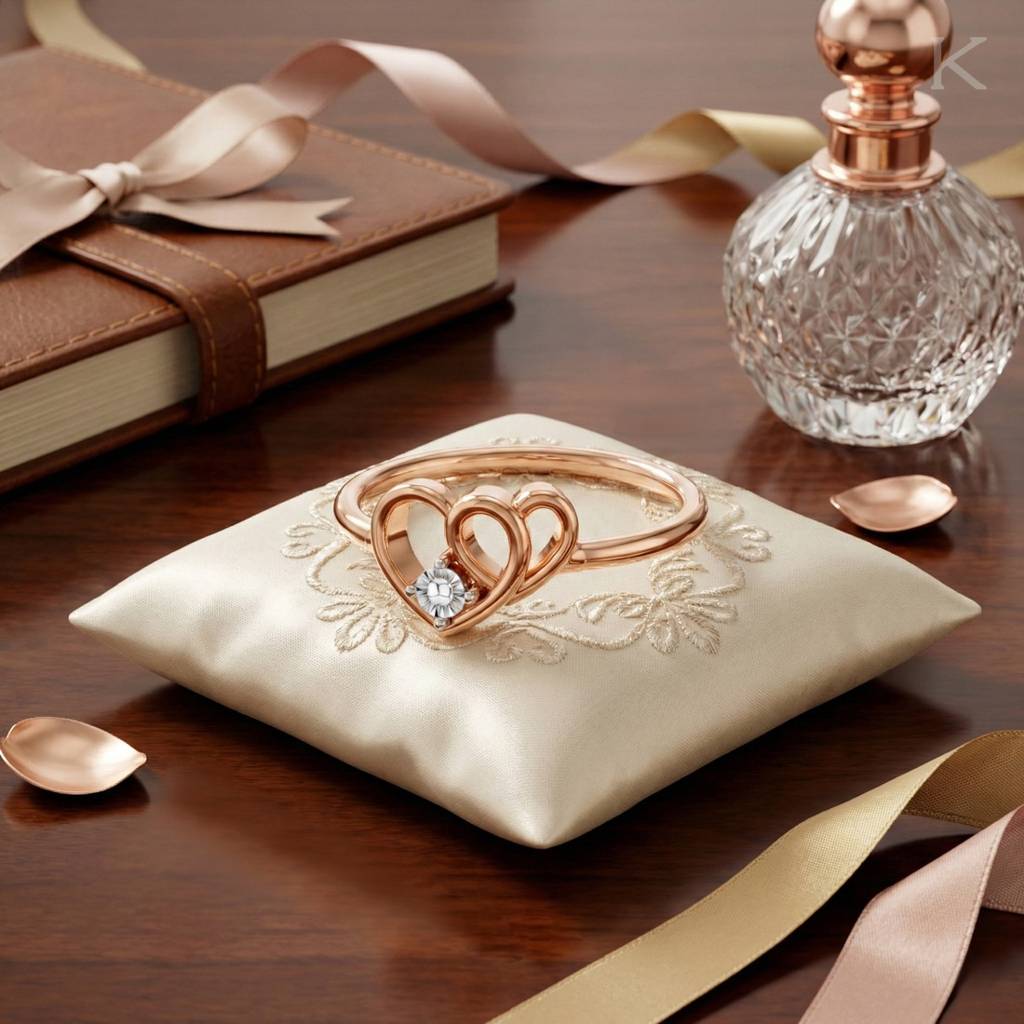 Heart Fusion Gold Ring : WG10121