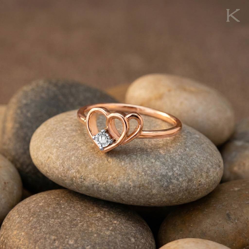 Heart Fusion Gold Ring : WG10121