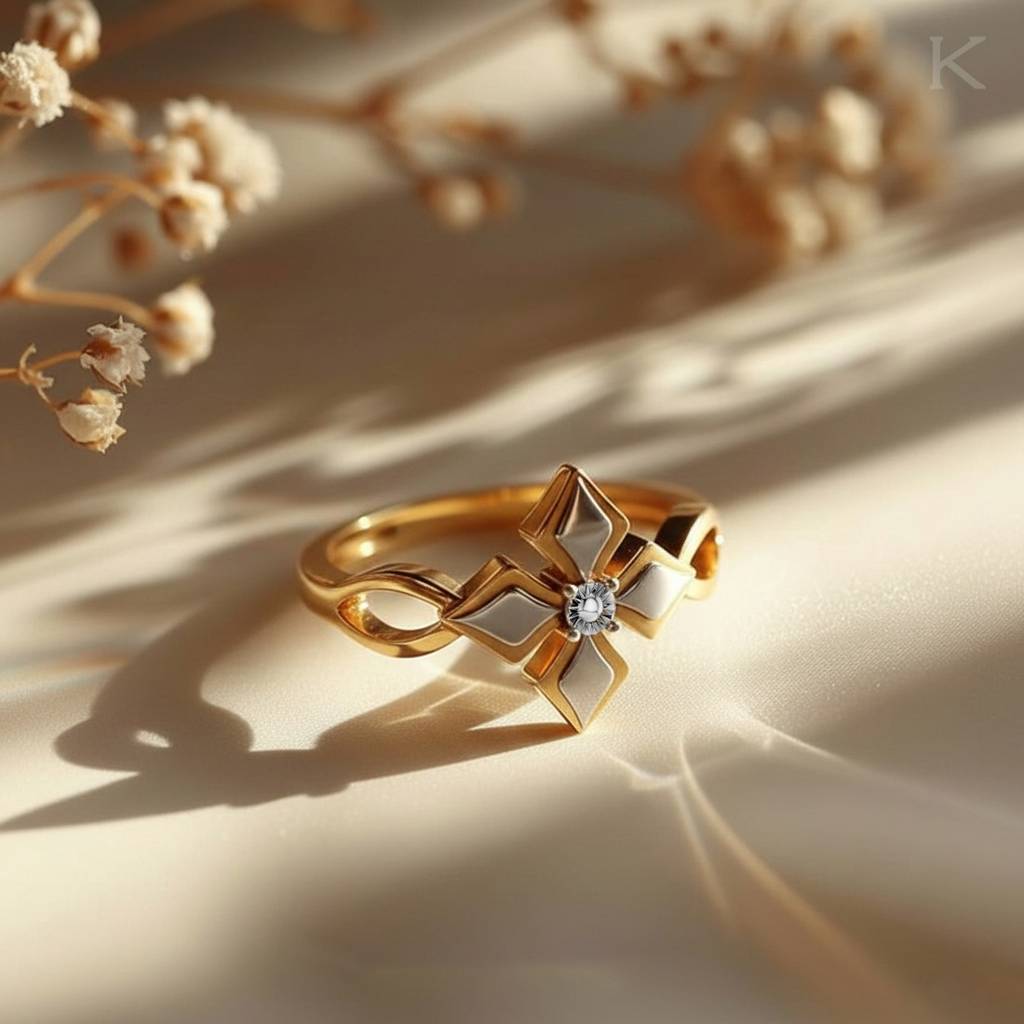 Aureflora Gold Ring : WG10124