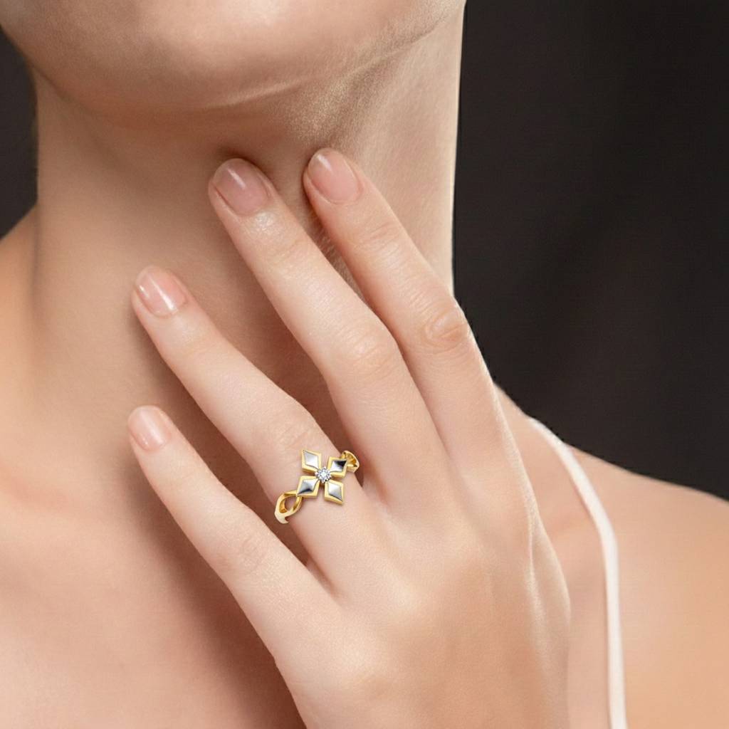 Aureflora Gold Ring : WG10124