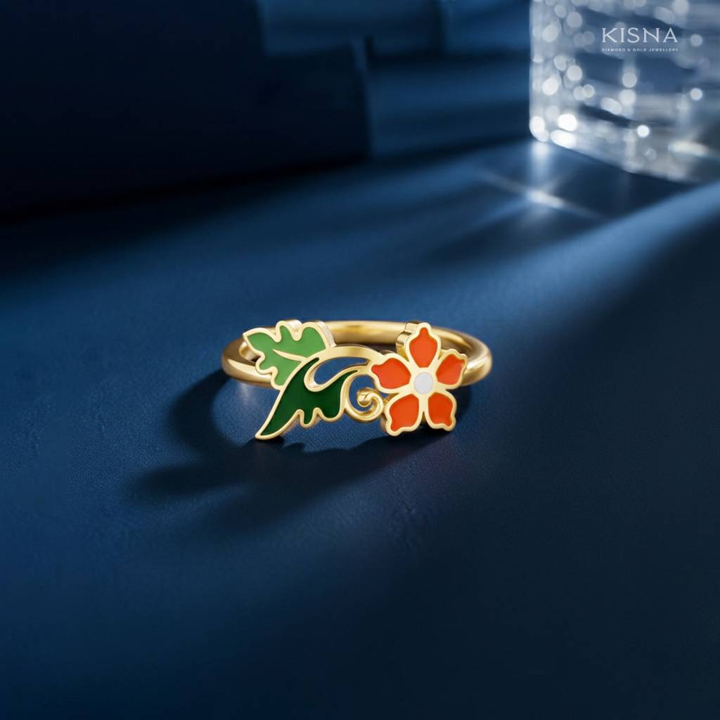 Vine Bloom Gold Ring : WG10134