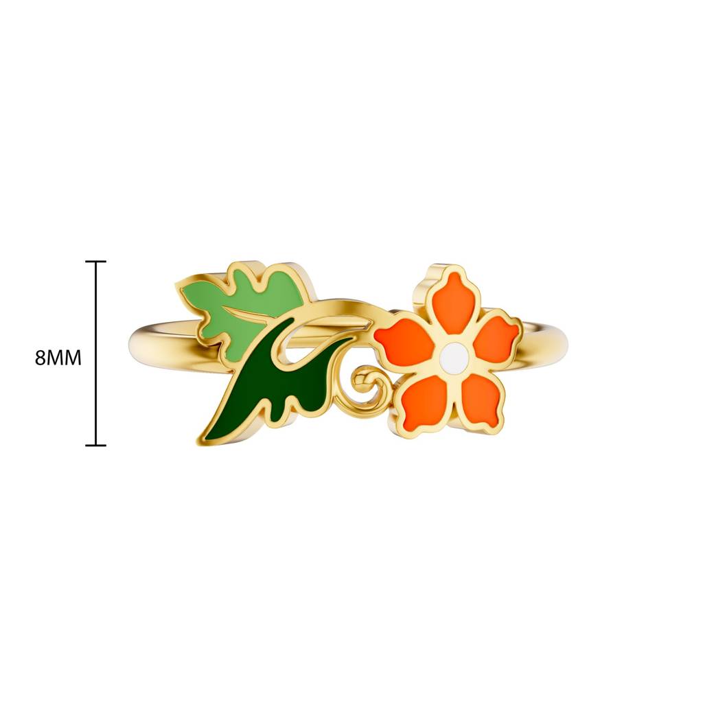 Vine Bloom Gold Ring : WG10134