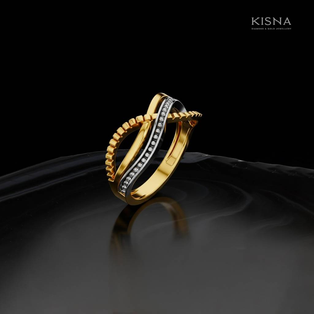 Endles Spark Gold Ring : WG10137