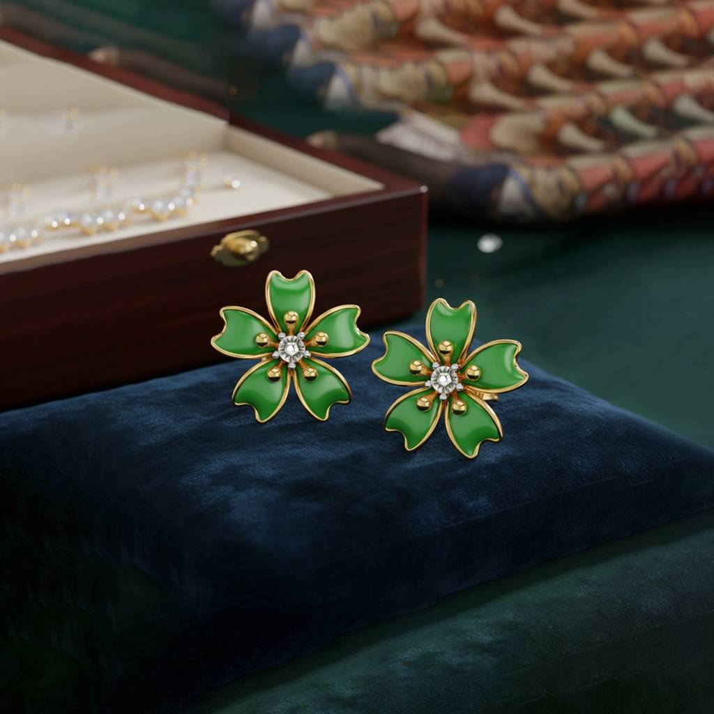 Floresa Gold Earring : WG30078