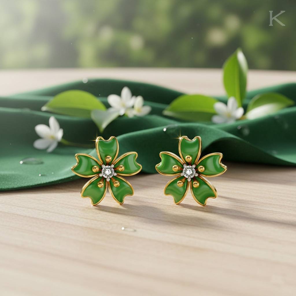 Floresa Gold Earring : WG30078