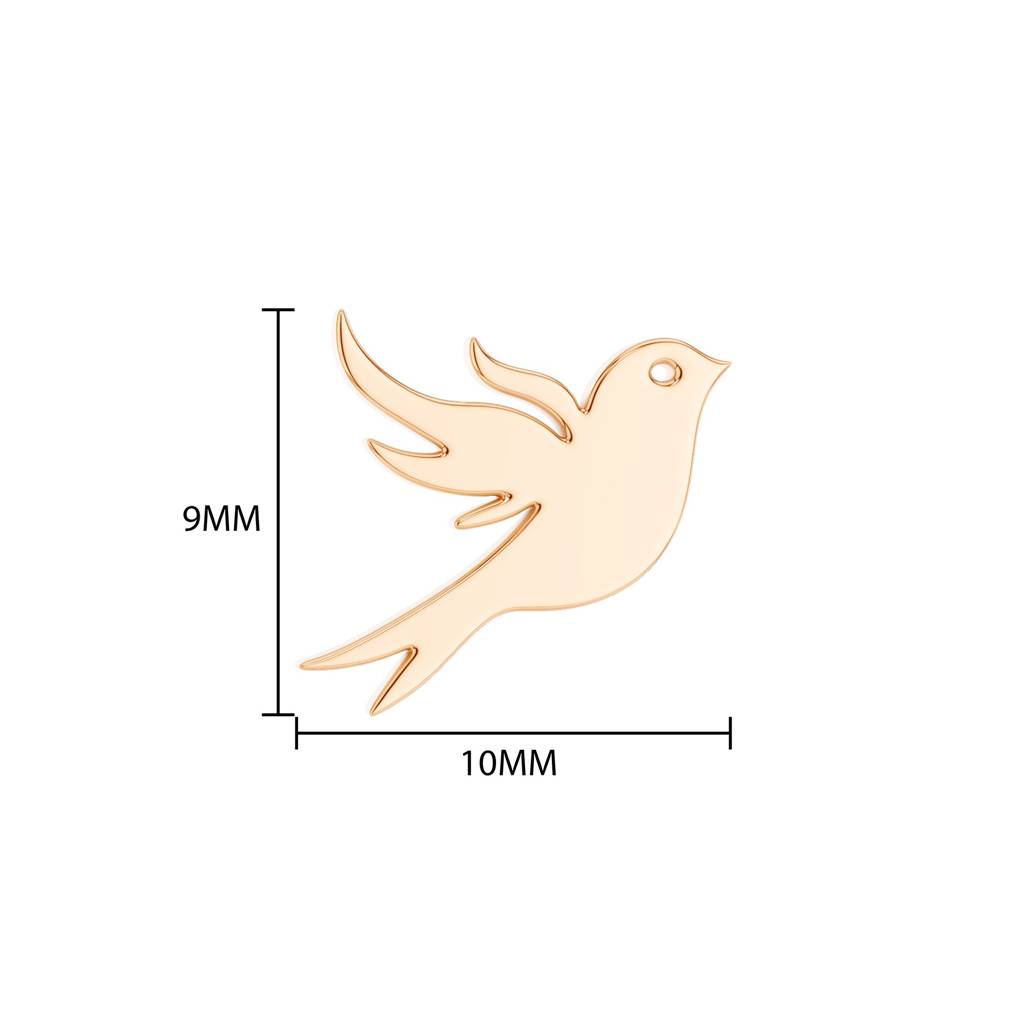 Mismatched Bird And Branch Gold Earring : WG30099