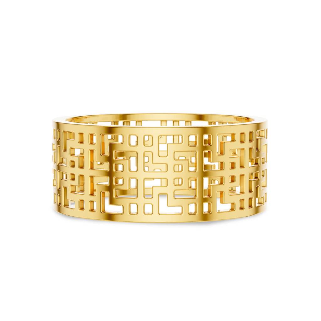 Boldora Gold Band Ring : WG90001